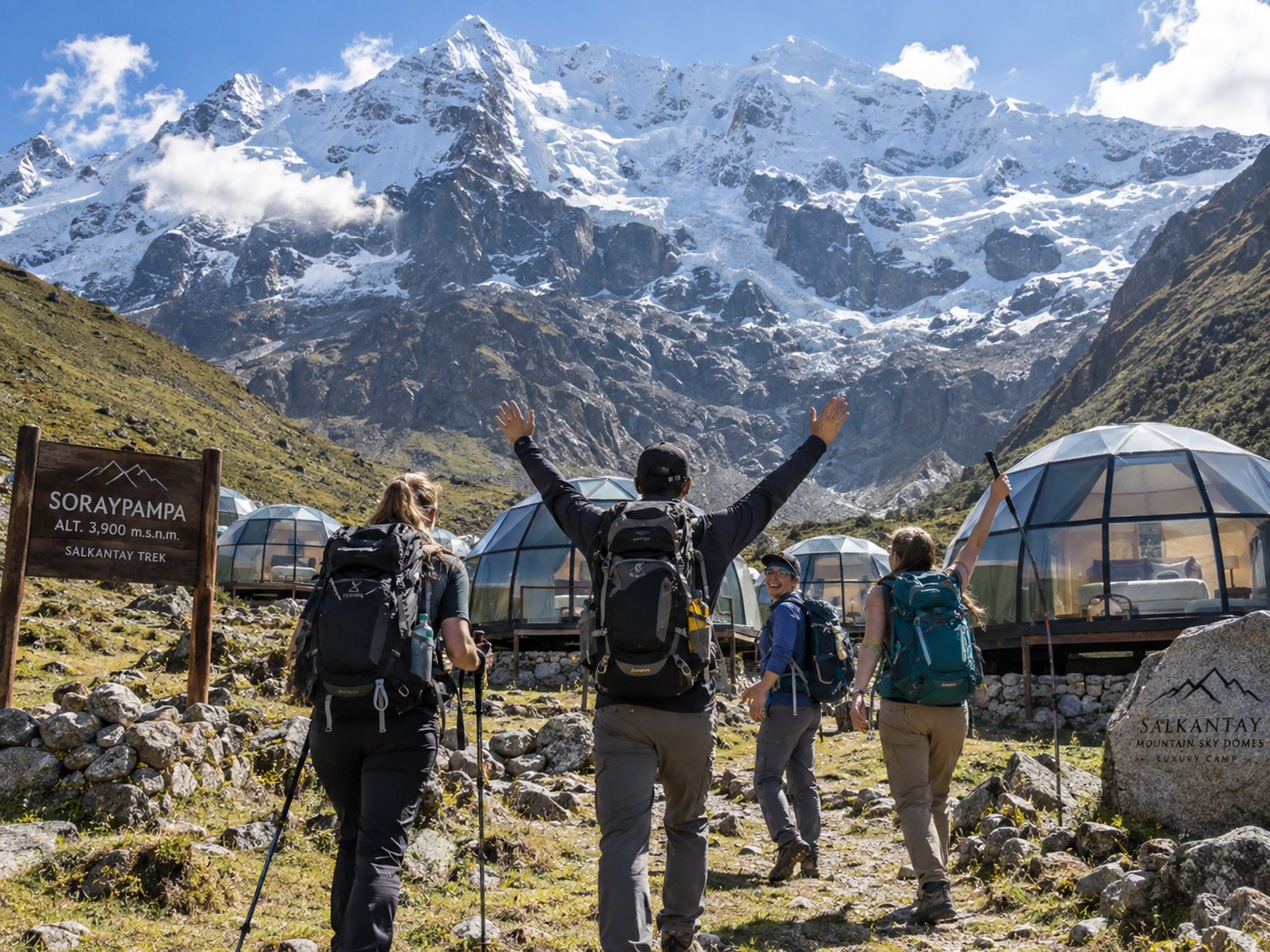 Salkantay Trek 5 dias Sky Domes glamping Cusco Peru Machu Picchu