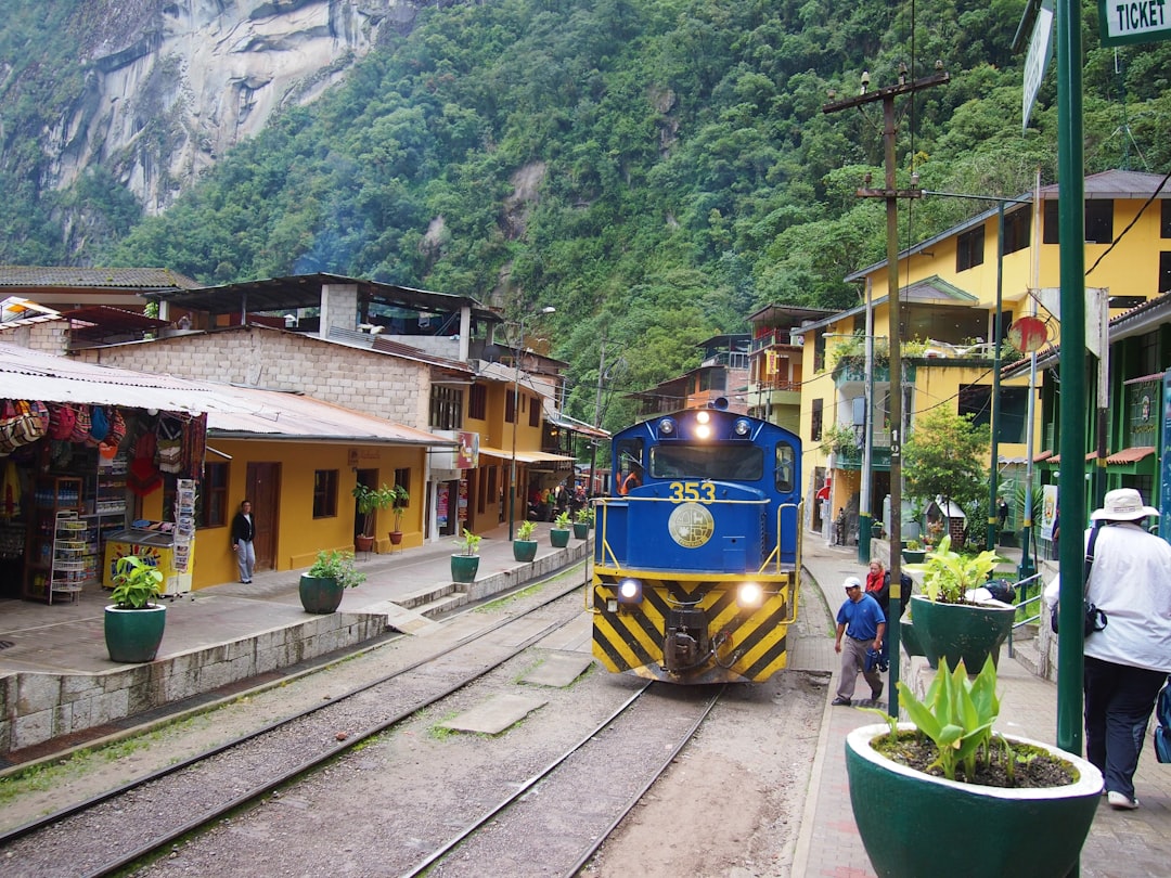 Viajeros en Machu Picchu Perú