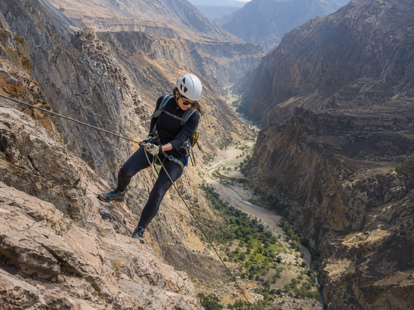 Puenting bungee jumping rapel cañón Autisha Santa Eulalia Lima Peru aventura extrema